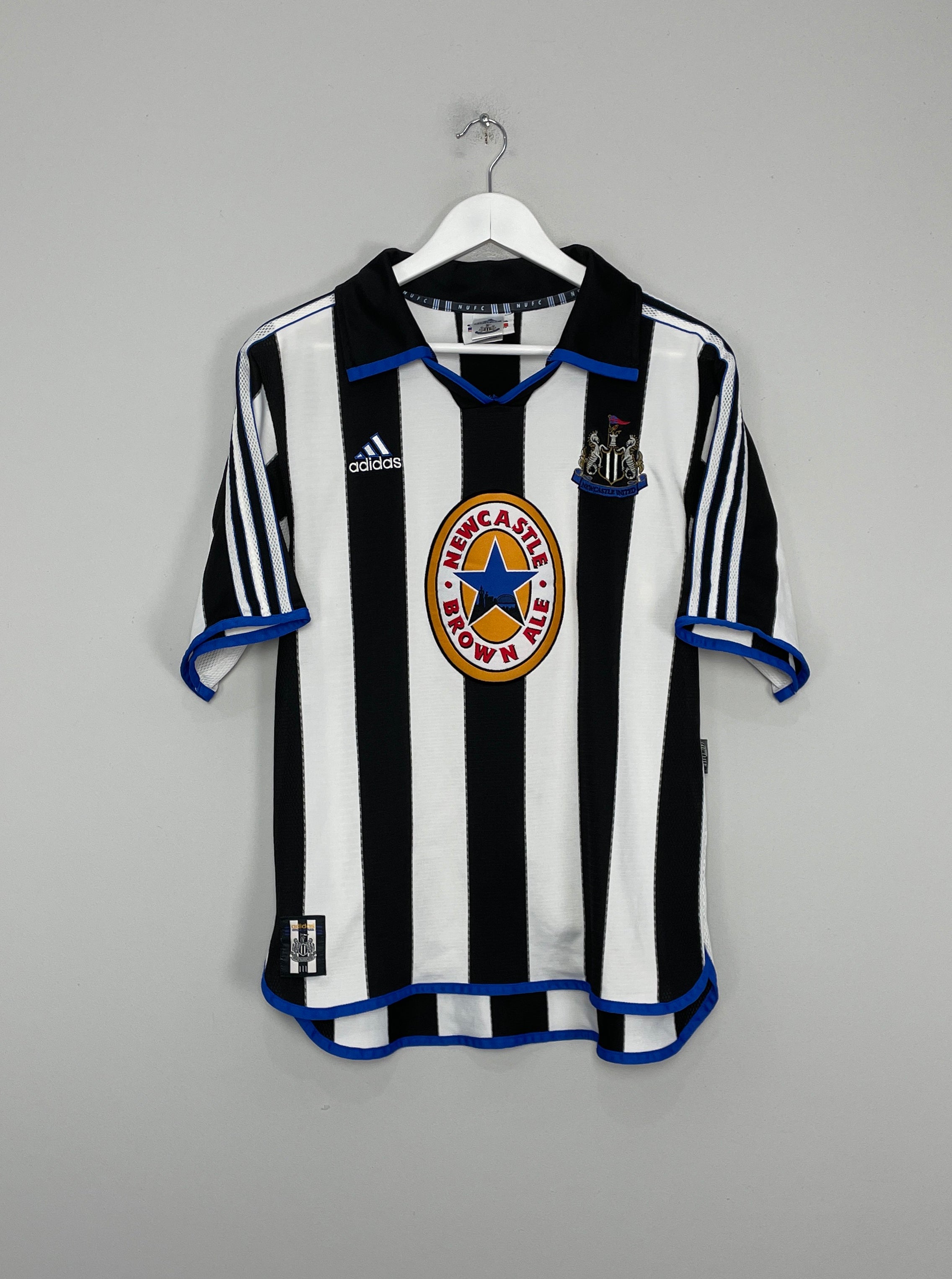 Shop 1999/00 NEWCASTLE UNITED HOME SHIRT (M) ADIDAS, classic football shirts, vintage football shirts & retro soccer jerseys at Cult Kits