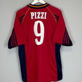 1998/99 SPAIN PIZZI #9 HOME SHIRT (L) ADIDAS