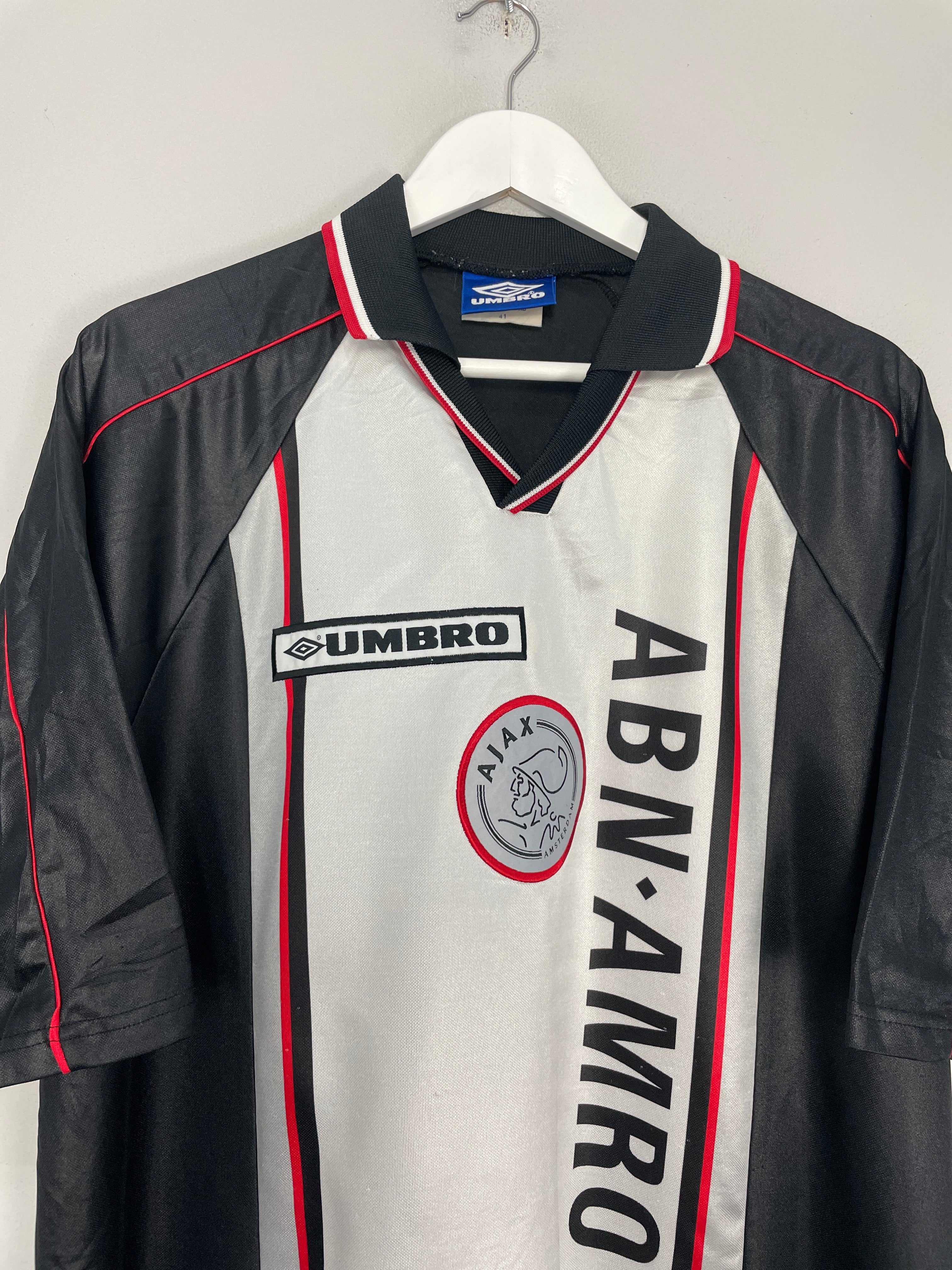 Shop 1998/99 AJAX AWAY SHIRT (XXL) UMBRO, classic football shirts, vintage football shirts & retro soccer jerseys at Cult Kits