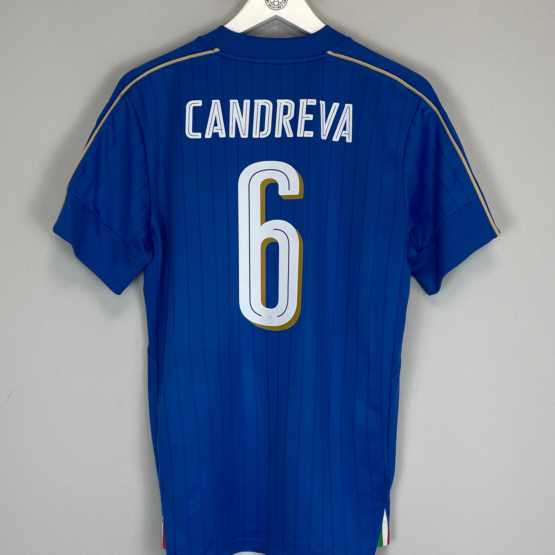Shop 2016/17 ITALY CANDREVA #6 HOME SHIRT (M) PUMA, classic football shirts, vintage football shirts & retro soccer jerseys at Cult Kits