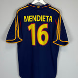 2000/02 SPAIN MENDIETA #16 AWAY SHIRT (L) ADIDAS