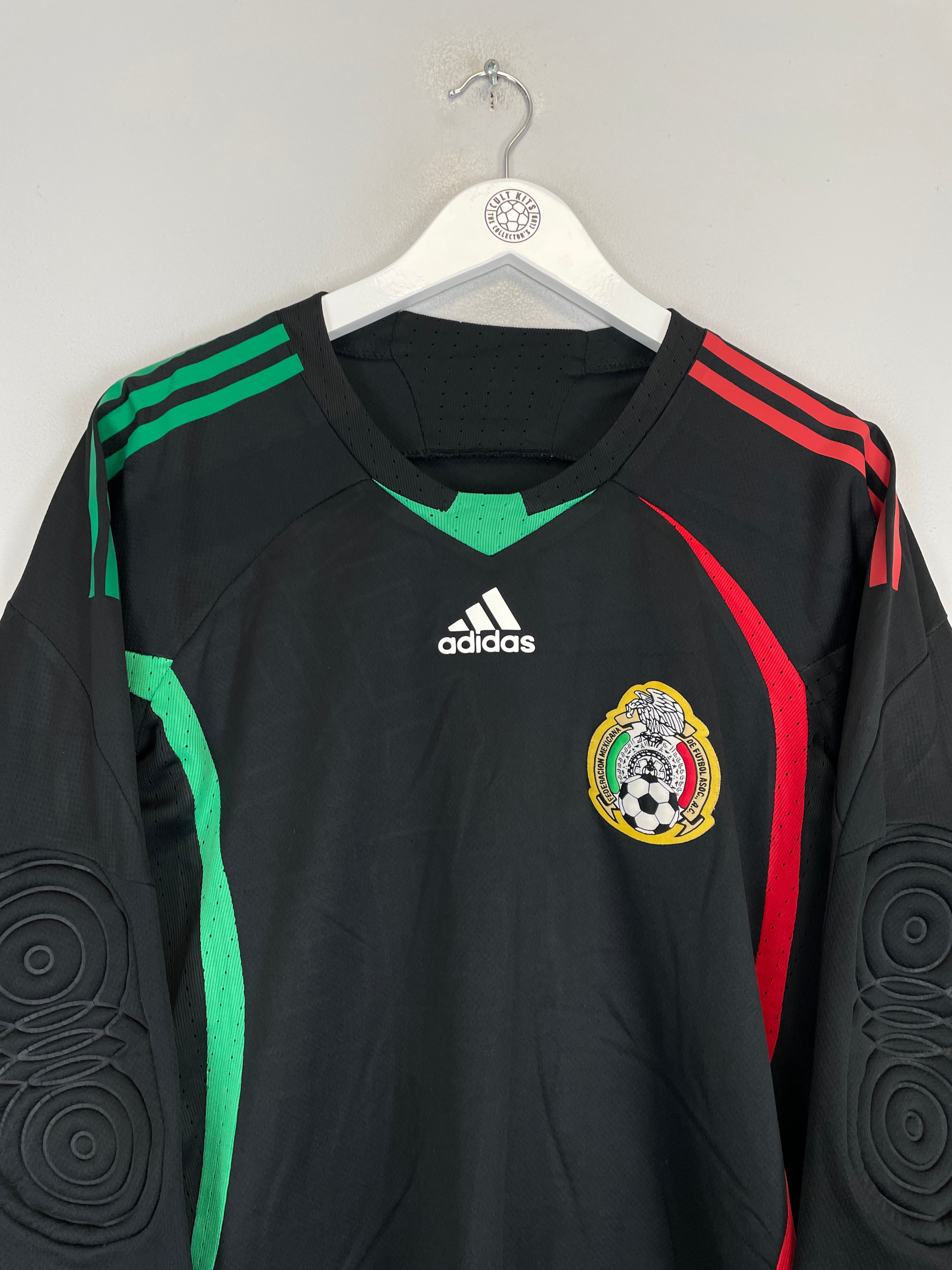 Shop 2008/09 MEXICO GK SHIRT (S) ADIDAS, classic football shirts, vintage football shirts & retro soccer jerseys at Cult Kits