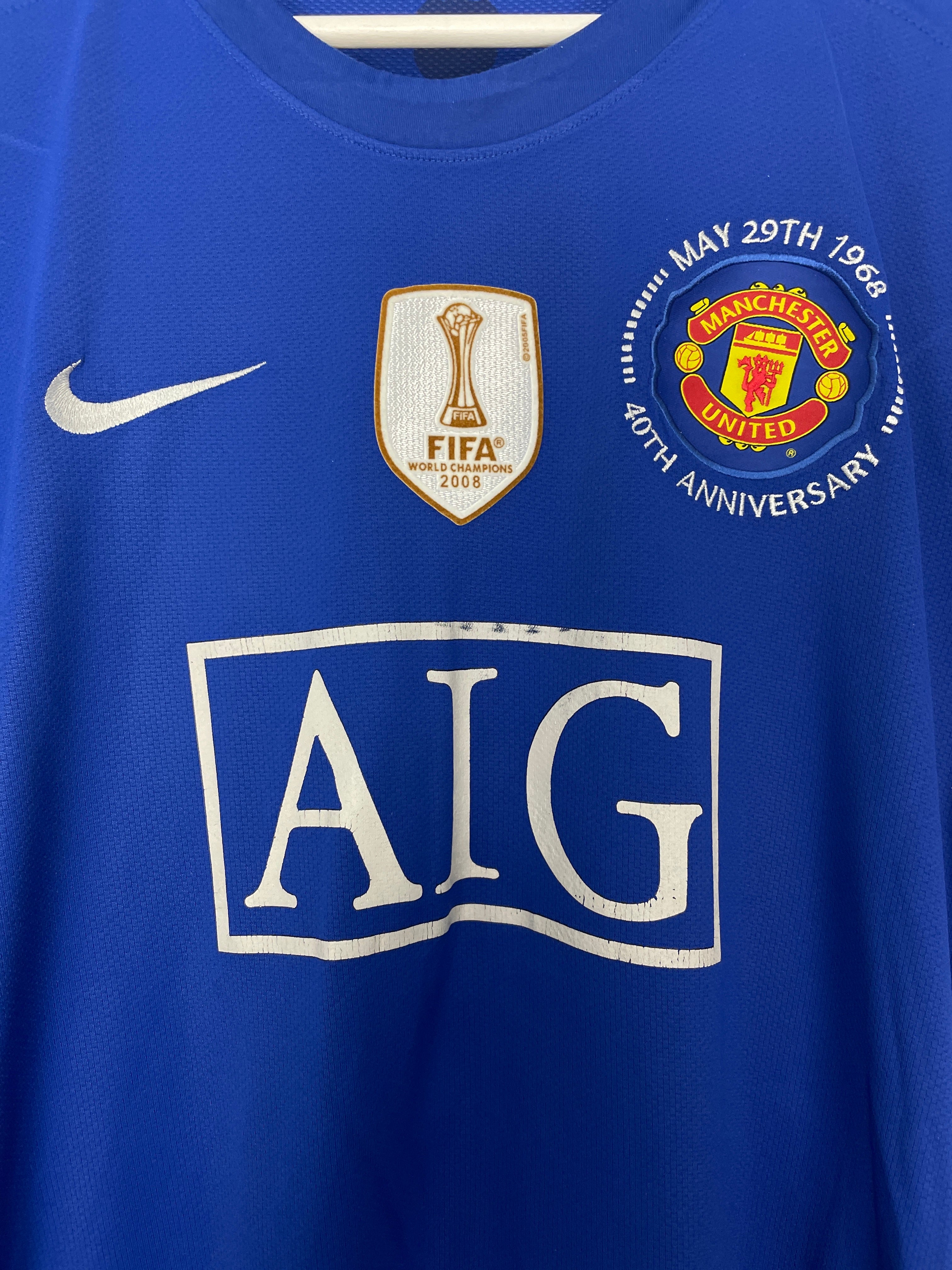 Shop 2008/09 MANCHESTER UNITED RONALDO #7 THIRD SHIRT (XL) NIKE, classic football shirts, vintage football shirts & retro soccer jerseys at Cult Kits