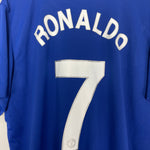Shop 2008/09 MANCHESTER UNITED RONALDO #7 THIRD SHIRT (XL) NIKE, classic football shirts, vintage football shirts & retro soccer jerseys at Cult Kits