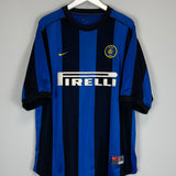 1999/00 INTER MILAN ZAMORANO #1+8 HOME SHIRT (XL) NIKE