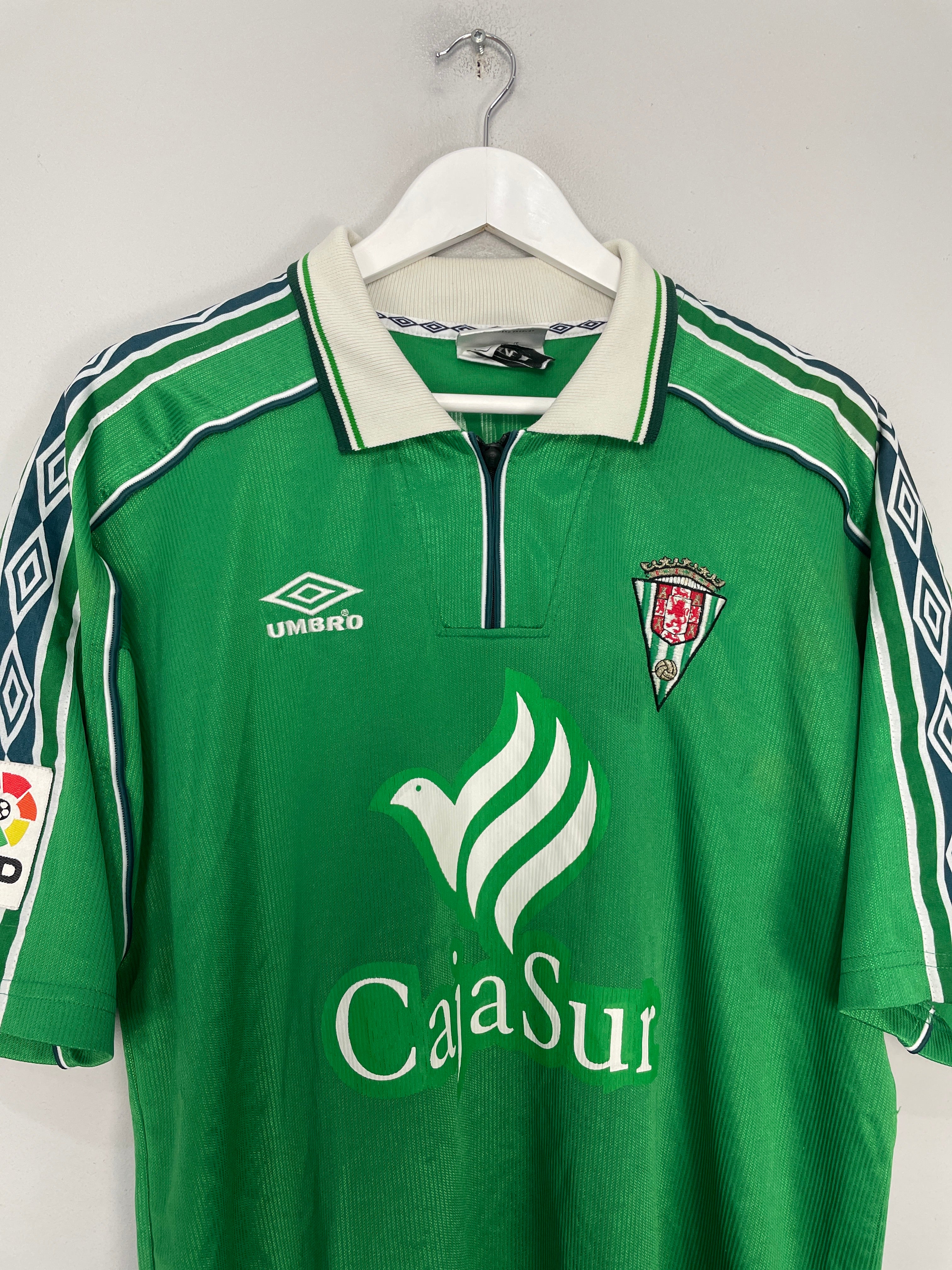 Shop 1999/00 CORDOBA RAFA NAVARRO #10 *SIGNED* AWAY SHIRT (XL) UMBRO, classic football shirts, vintage football shirts & retro soccer jerseys at Cult Kits