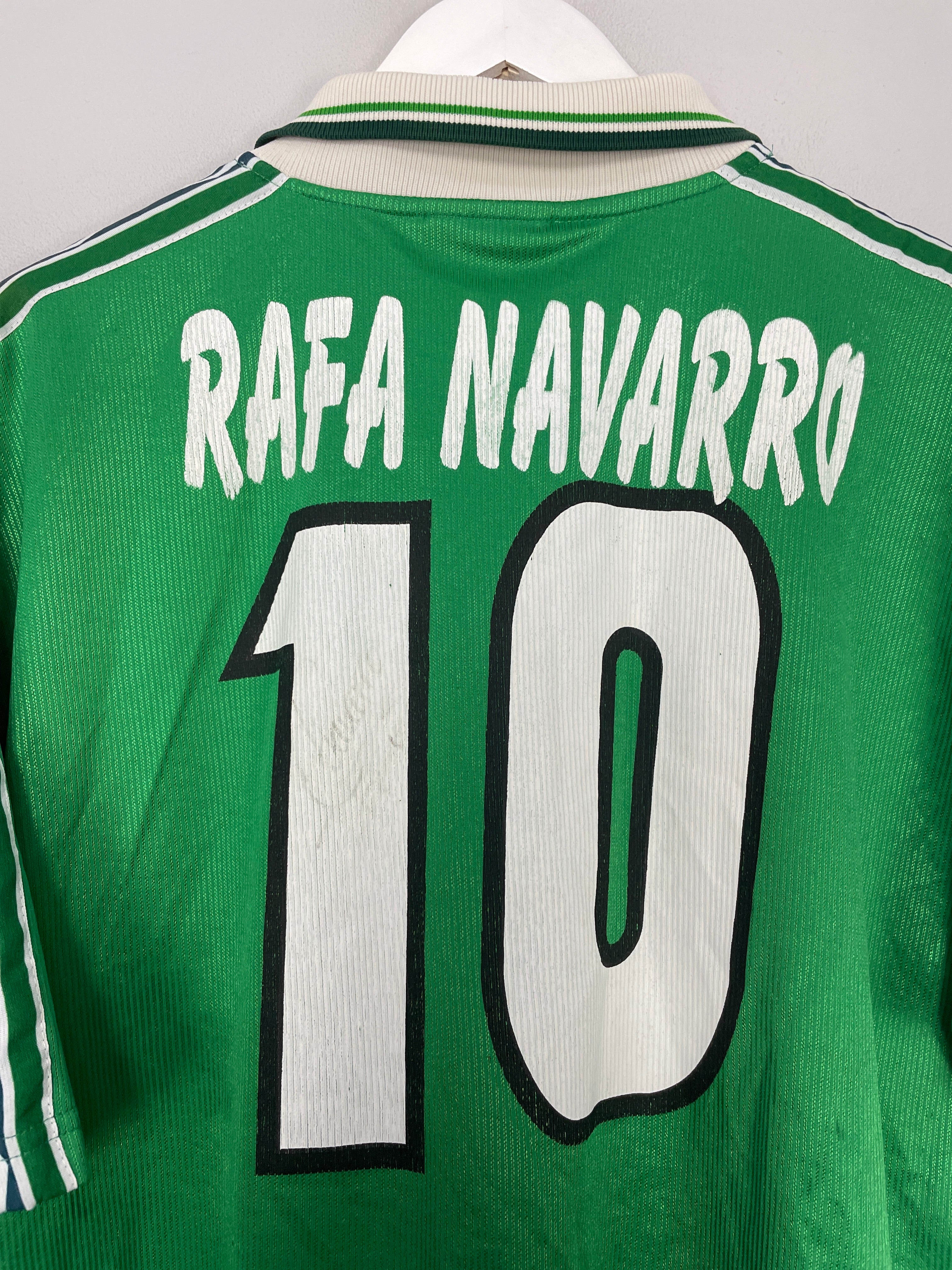 Shop 1999/00 CORDOBA RAFA NAVARRO #10 *SIGNED* AWAY SHIRT (XL) UMBRO, classic football shirts, vintage football shirts & retro soccer jerseys at Cult Kits