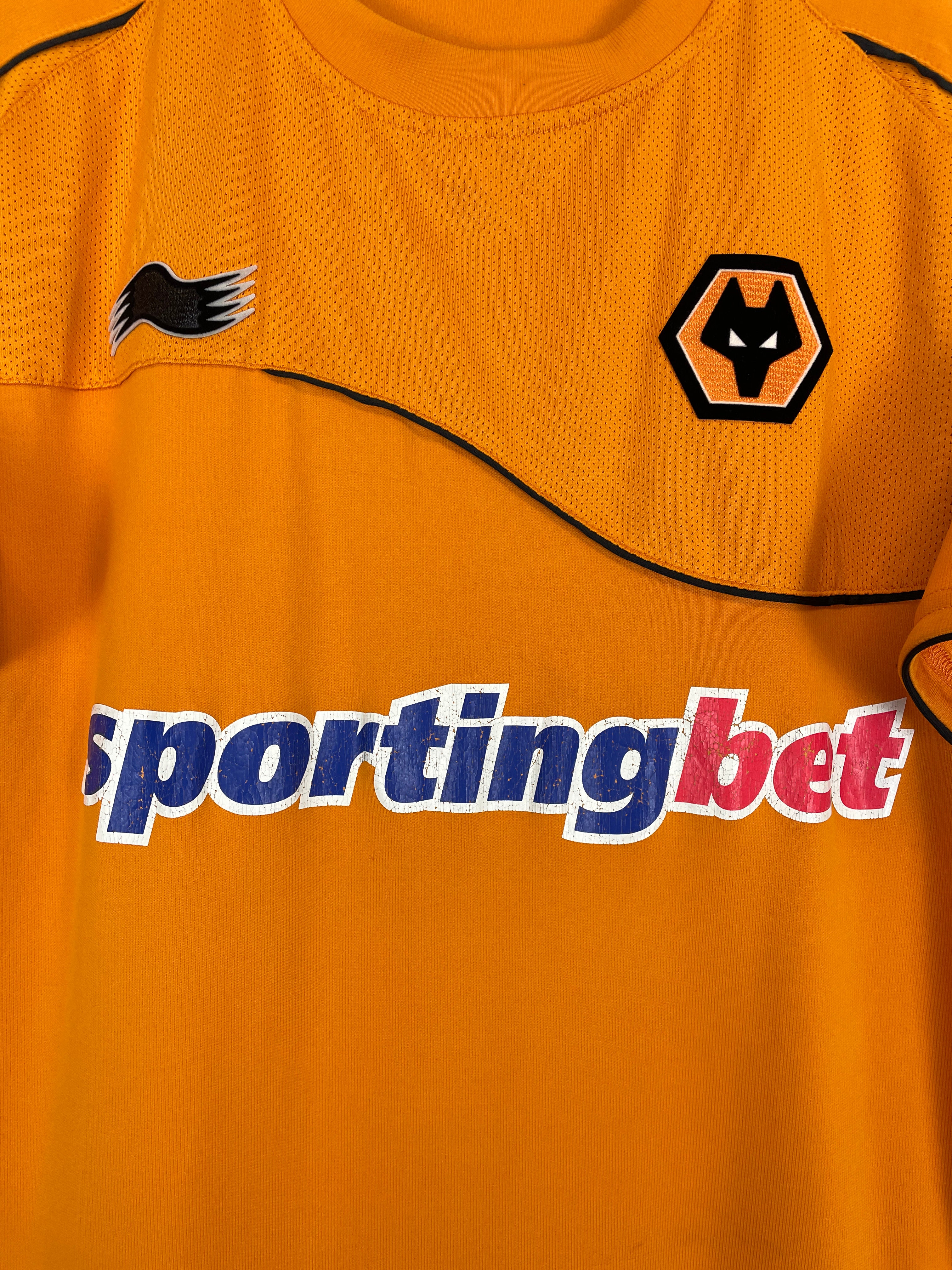 Shop 2011/12 WOLVES HOME SHIRT (L) BURRDA SPORT, classic football shirts, vintage football shirts & retro soccer jerseys at Cult Kits
