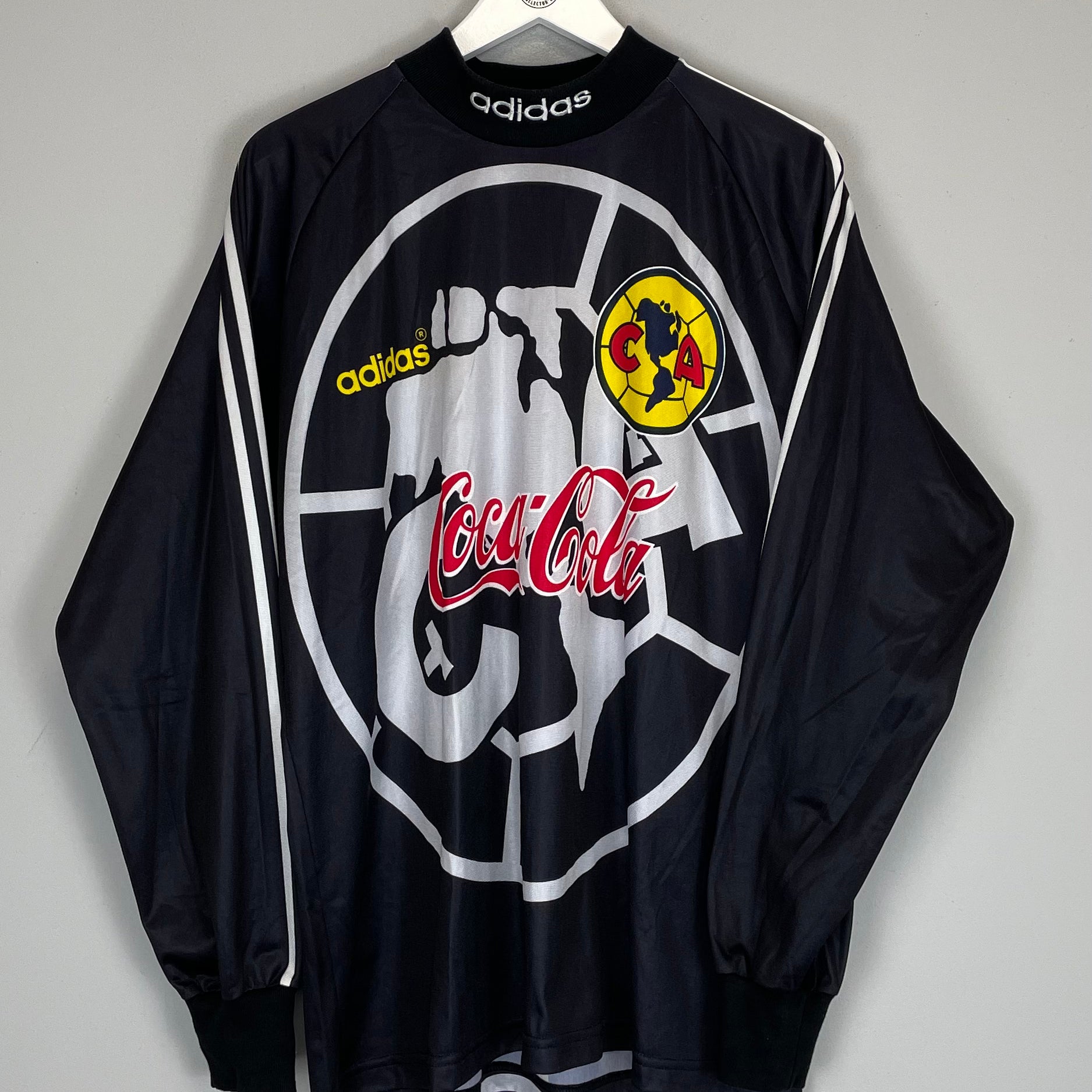 Shop 1997/98 CLUB AMERICA GK SHIRT (XL) ADIDAS, classic football shirts, vintage football shirts & retro soccer jerseys at Cult Kits