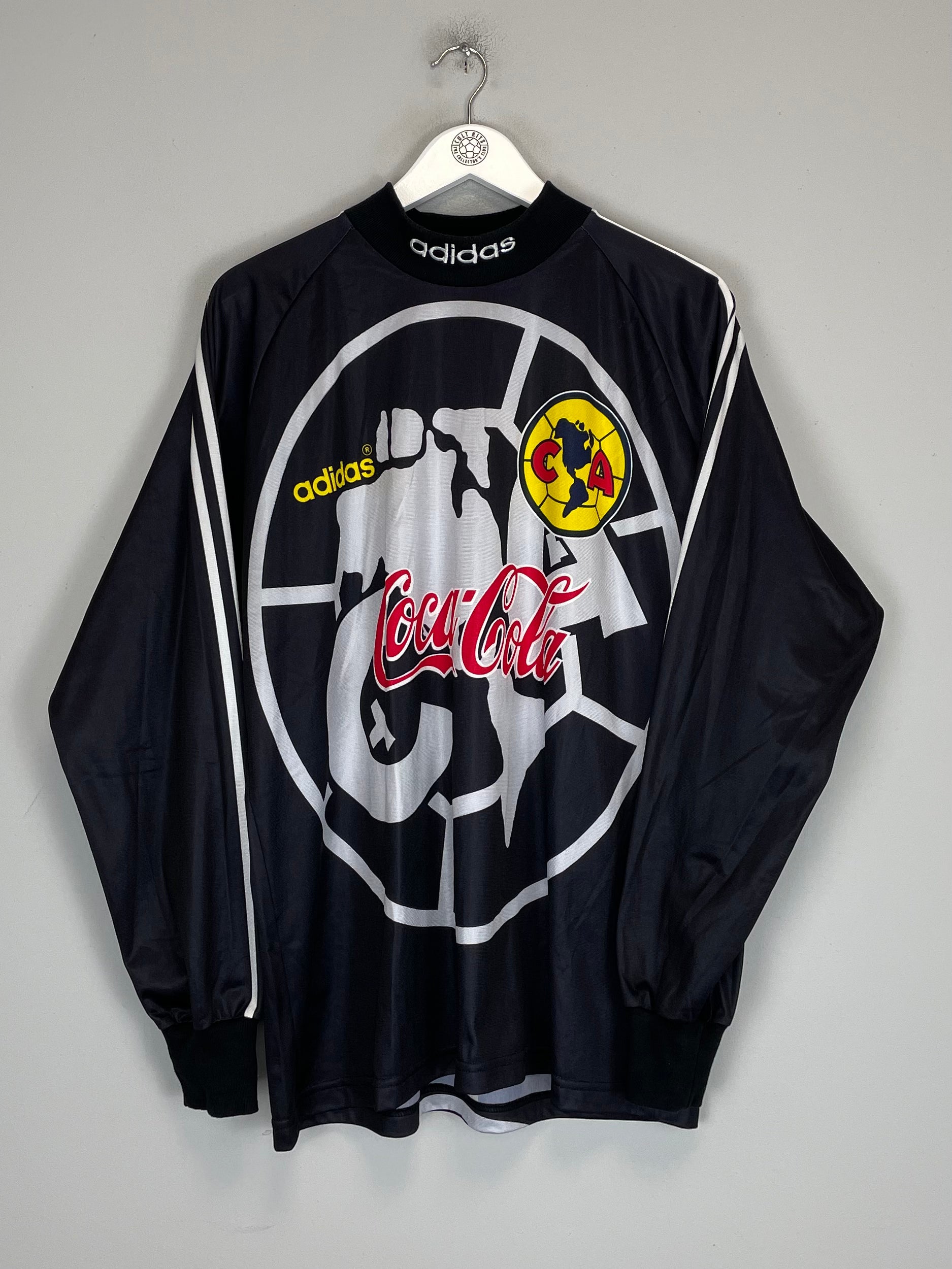 Shop 1997/98 CLUB AMERICA GK SHIRT (XL) ADIDAS, classic football shirts, vintage football shirts & retro soccer jerseys at Cult Kits