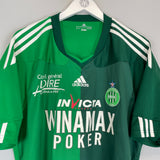 Shop 2010/11 ST ETIENNE HOME SHIRT (XL) ADIDAS, classic football shirts, vintage football shirts & retro soccer jerseys at Cult Kits