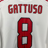 2003/04 AC MILAN GATTUSO #8 C/L AWAY SHIRT (L) ADIDAS