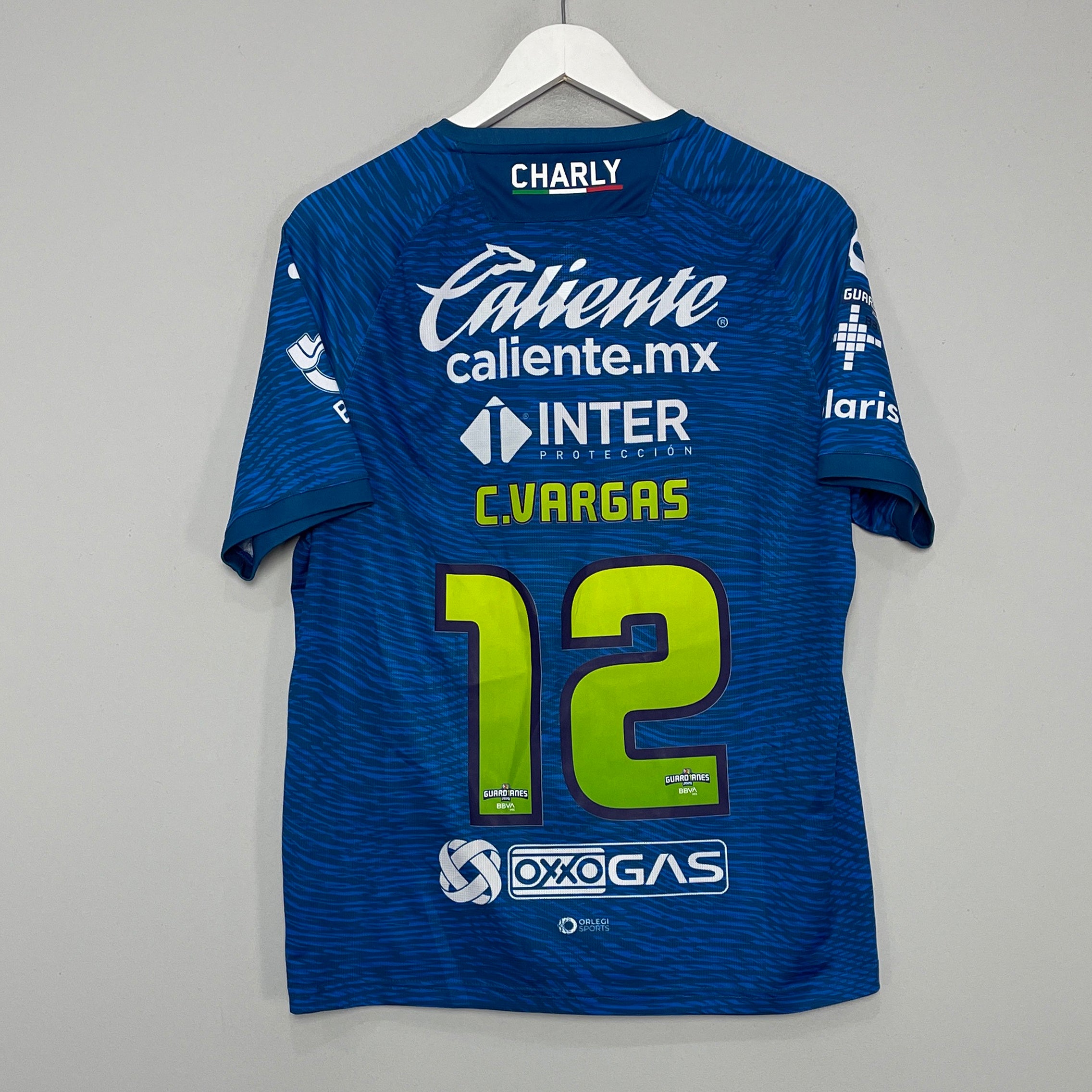 Shop 2020/21 ATLAS C.VARGAS #12 GK SHIRT (L) CHARLY, classic football shirts, vintage football shirts & retro soccer jerseys at Cult Kits
