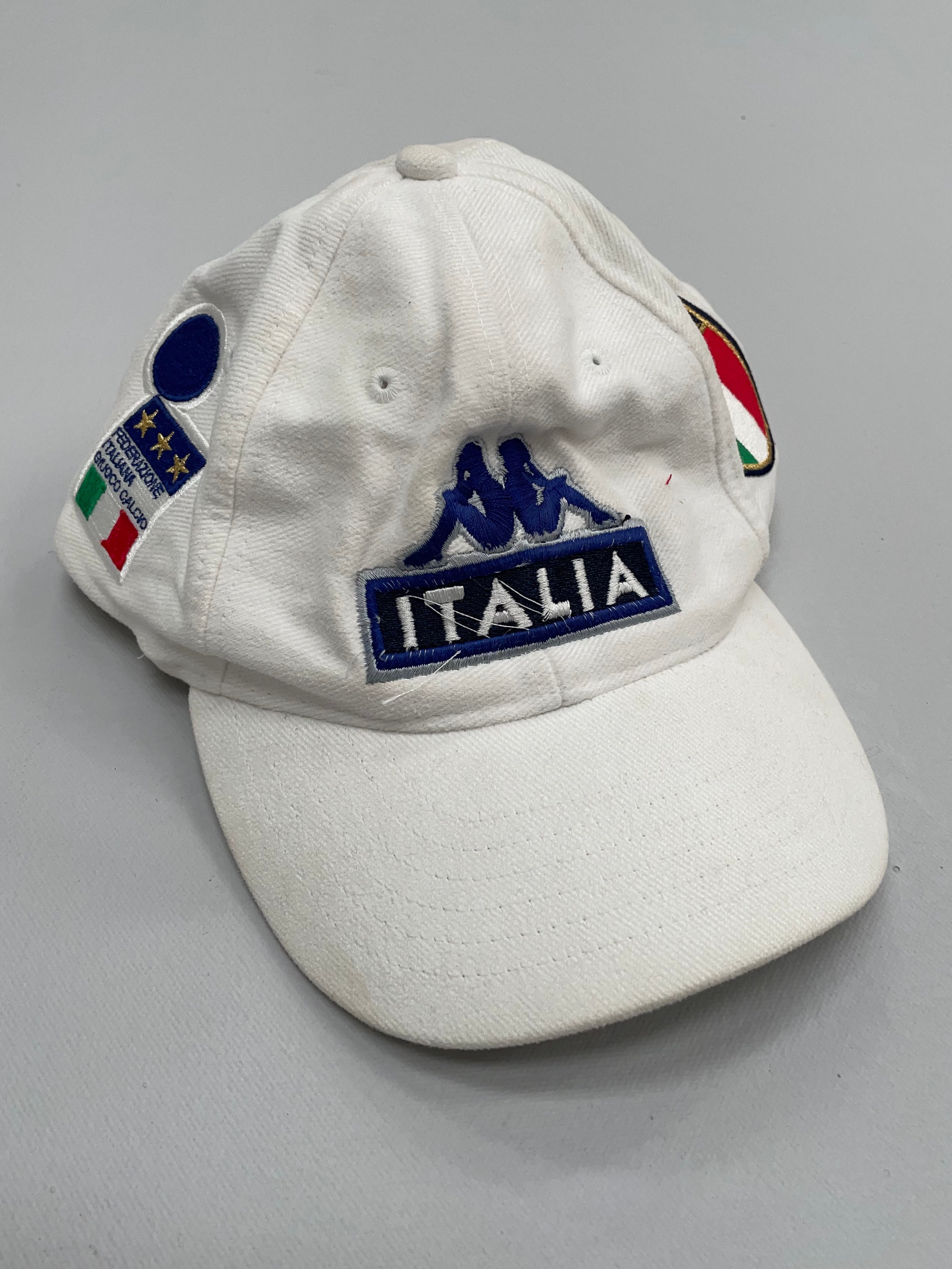 Shop 1996/98 ITALY KAPPA CAP, classic football shirts, vintage football shirts & retro soccer jerseys at Cult Kits
