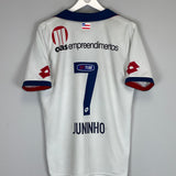 2011 CLUBE BAHIA JUNINHO #7 HOME SHIRT (M) LOTTO