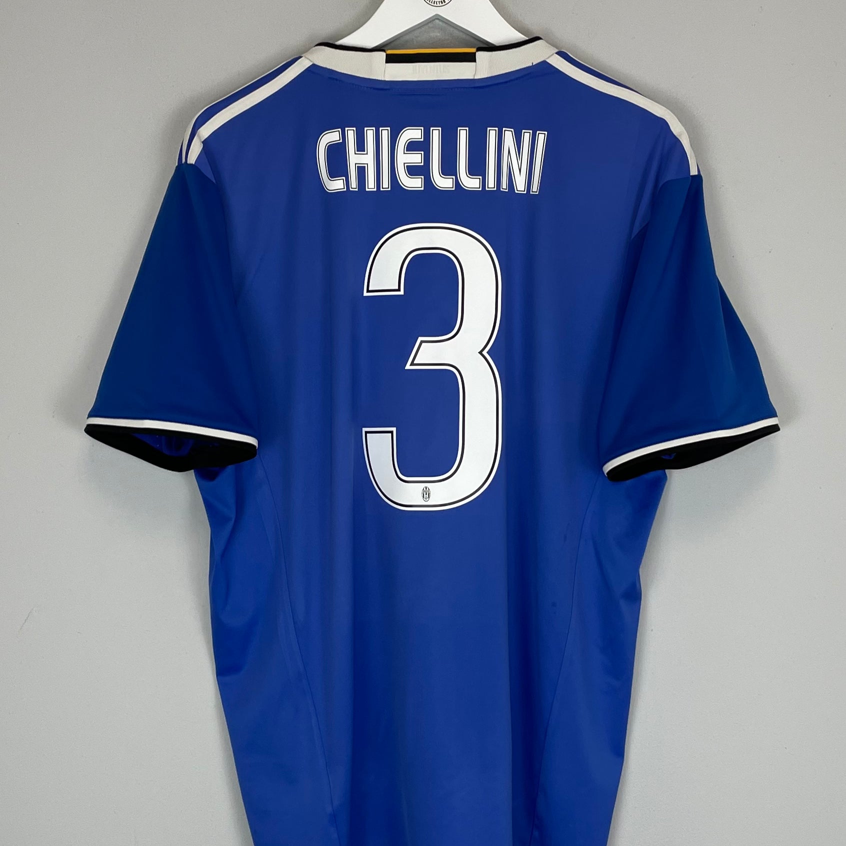 Shop 2016/17 JUVENTUS CHIELLINI #3 AWAY SHIRT (L) ADIDAS, classic football shirts, vintage football shirts & retro soccer jerseys at Cult Kits