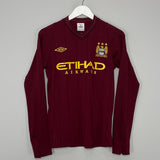 Shop 2012/13 MANCHESTER CITY L/S AWAY SHIRT (S) UMBRO, classic football shirts, vintage football shirts & retro soccer jerseys at Cult Kits