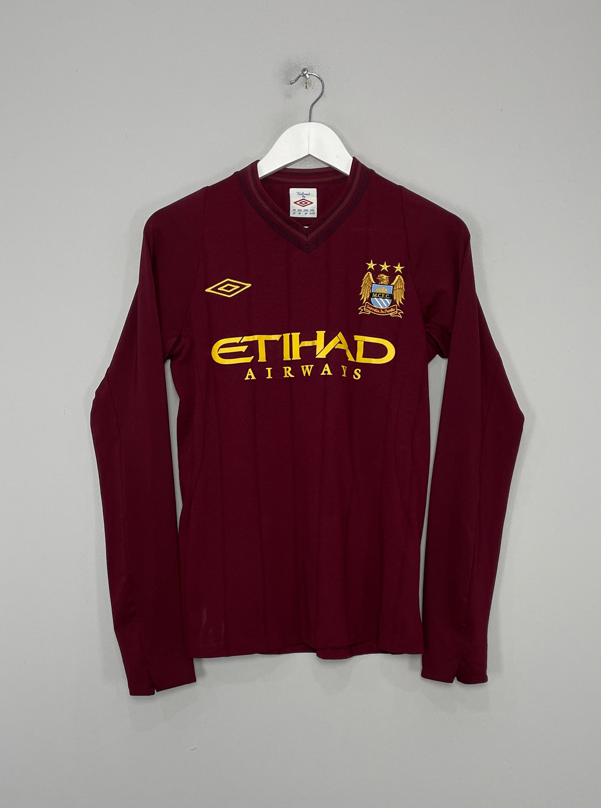 Shop 2012/13 MANCHESTER CITY L/S AWAY SHIRT (S) UMBRO, classic football shirts, vintage football shirts & retro soccer jerseys at Cult Kits