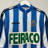 Shop 1997/98 DEPORTIVO LA CORUNA HOME SHIRT (XL) ADIDAS, classic football shirts, vintage football shirts & retro soccer jerseys at Cult Kits