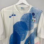 Shop 1992/94 ITALY TRAINING SHIRT (L) DIADORA, classic football shirts, vintage football shirts & retro soccer jerseys at Cult Kits