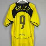 2004/05 DORTMUND KOLLER #9 HOME SHIRT (XL) NIKE