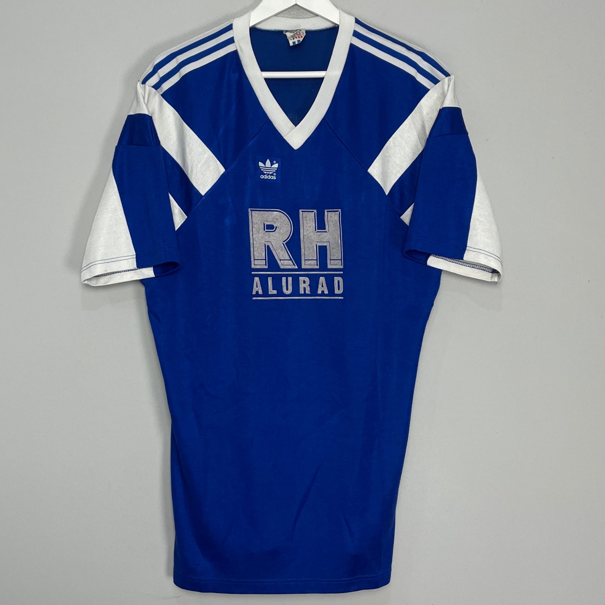Shop 1989/90 SCHALKE #7 HOME SHIRT (L) ADIDAS, classic football shirts, vintage football shirts & retro soccer jerseys at Cult Kits