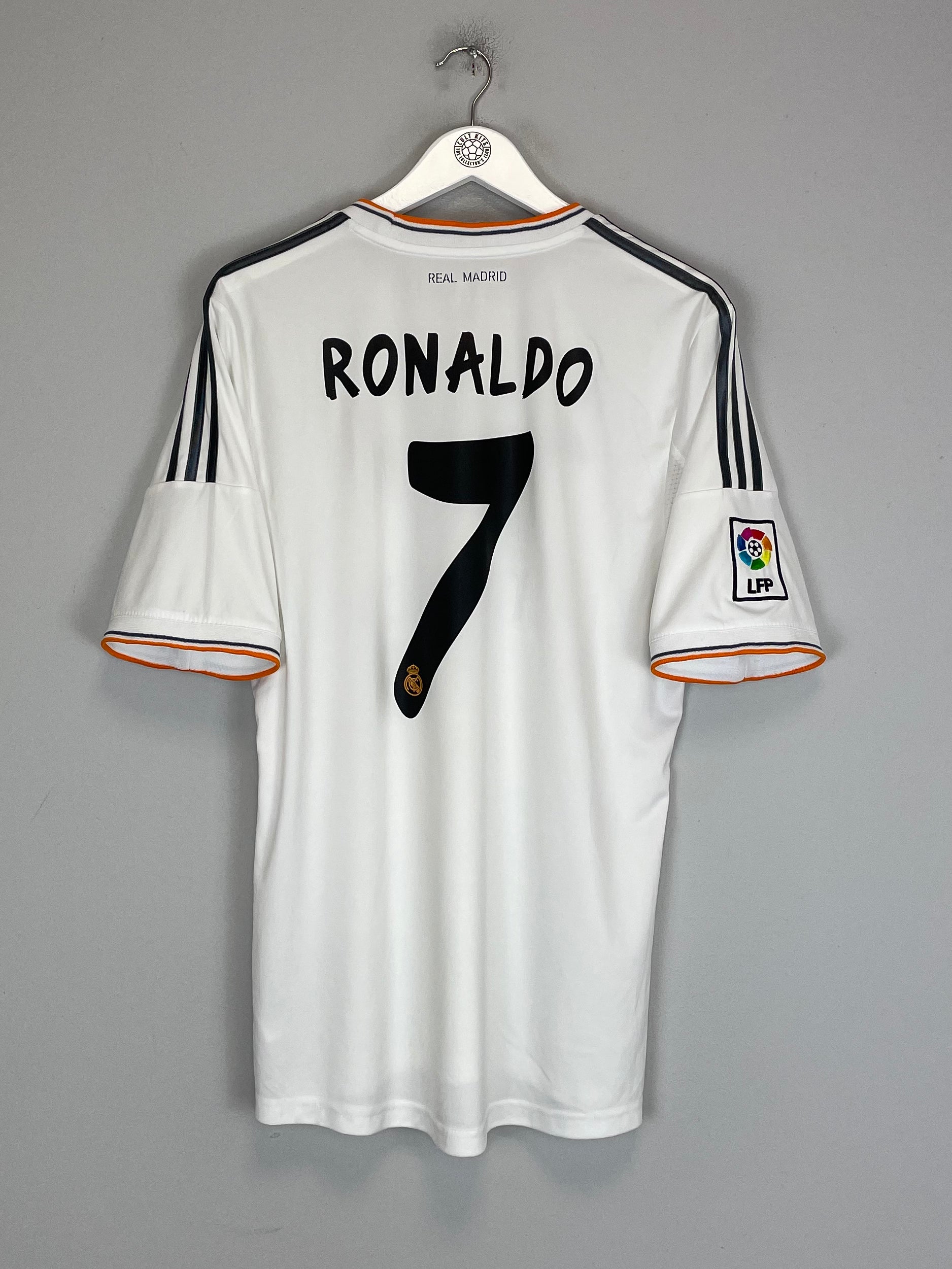 Shop 2013/14 REAL MADRID RONALDO #7 HOME SHIRT (L) ADIDAS, classic football shirts, vintage football shirts & retro soccer jerseys at Cult Kits