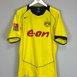 Shop 2004/05 DORTMUND DEDE #17 HOME SHIRT (L) NIKE, classic football shirts, vintage football shirts & retro soccer jerseys at Cult Kits