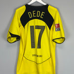 Shop 2004/05 DORTMUND DEDE #17 HOME SHIRT (L) NIKE, classic football shirts, vintage football shirts & retro soccer jerseys at Cult Kits