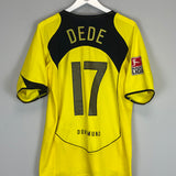 Shop 2004/05 DORTMUND DEDE #17 HOME SHIRT (L) NIKE, classic football shirts, vintage football shirts & retro soccer jerseys at Cult Kits