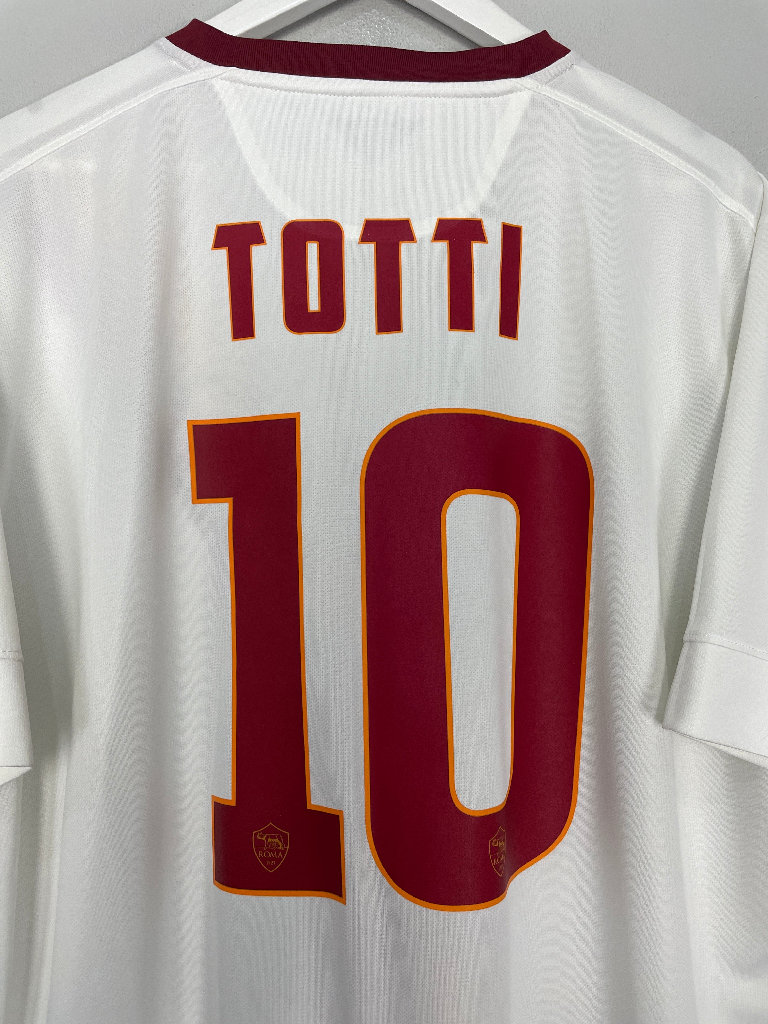 Shop 2014/15 ROMA TOTTI #10 *BNWT* AWAY SHIRT (XXL) NIKE, classic football shirts, vintage football shirts & retro soccer jerseys at Cult Kits