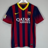 Shop 2013/14 BARCELONA MESSI #10 HOME SHIRT (S) NIKE, classic football shirts, vintage football shirts & retro soccer jerseys at Cult Kits
