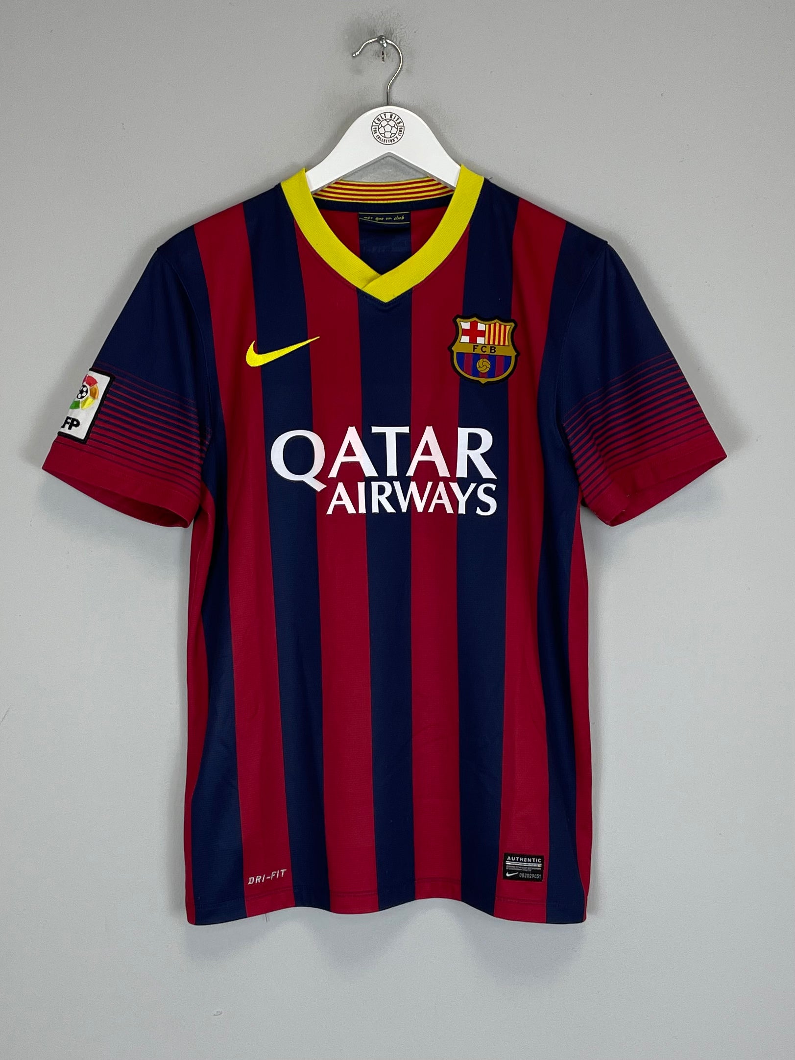 Shop 2013/14 BARCELONA MESSI #10 HOME SHIRT (S) NIKE, classic football shirts, vintage football shirts & retro soccer jerseys at Cult Kits