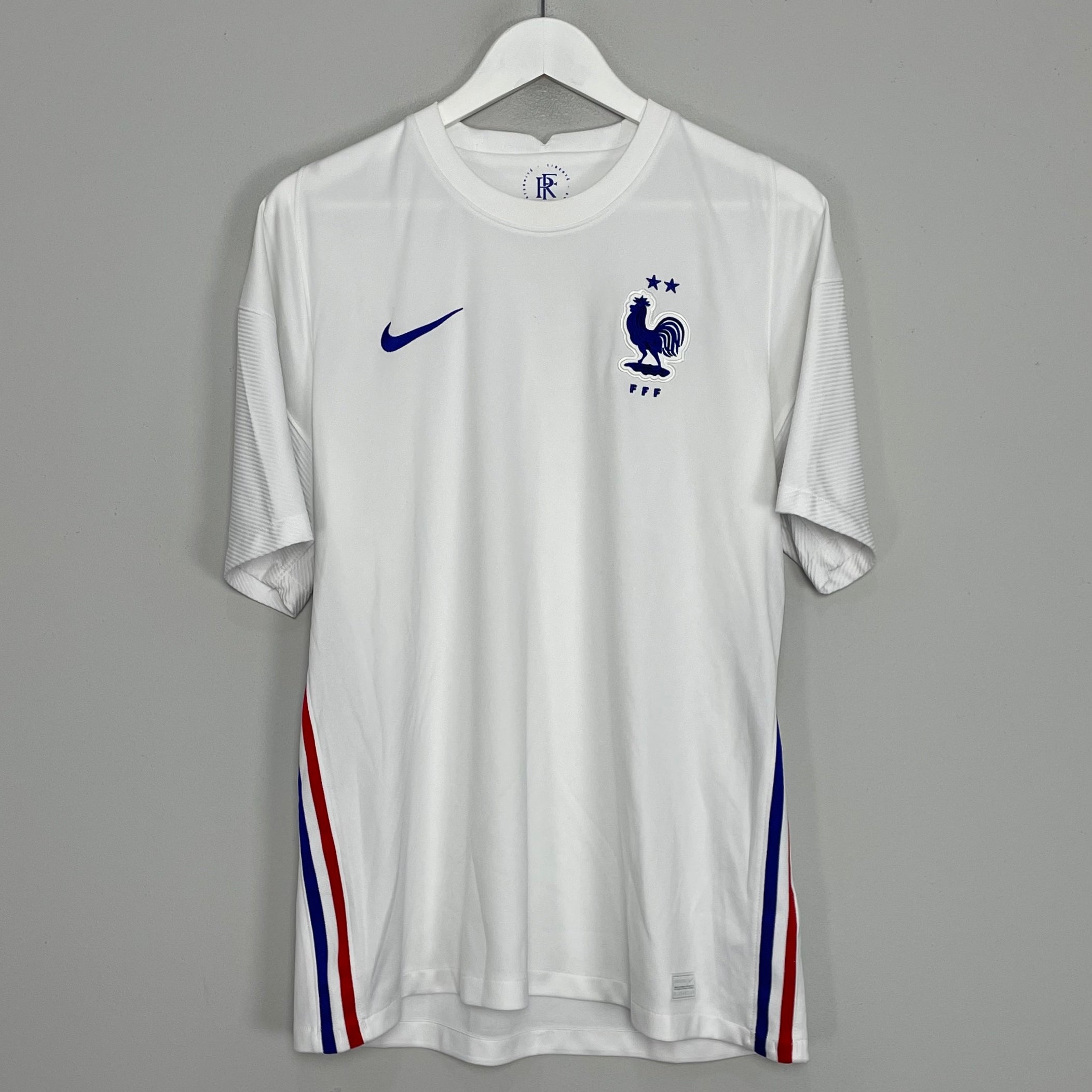Shop 2020/21 FRANCE AWAY SHIRT (L) NIKE, classic football shirts, vintage football shirts & retro soccer jerseys at Cult Kits
