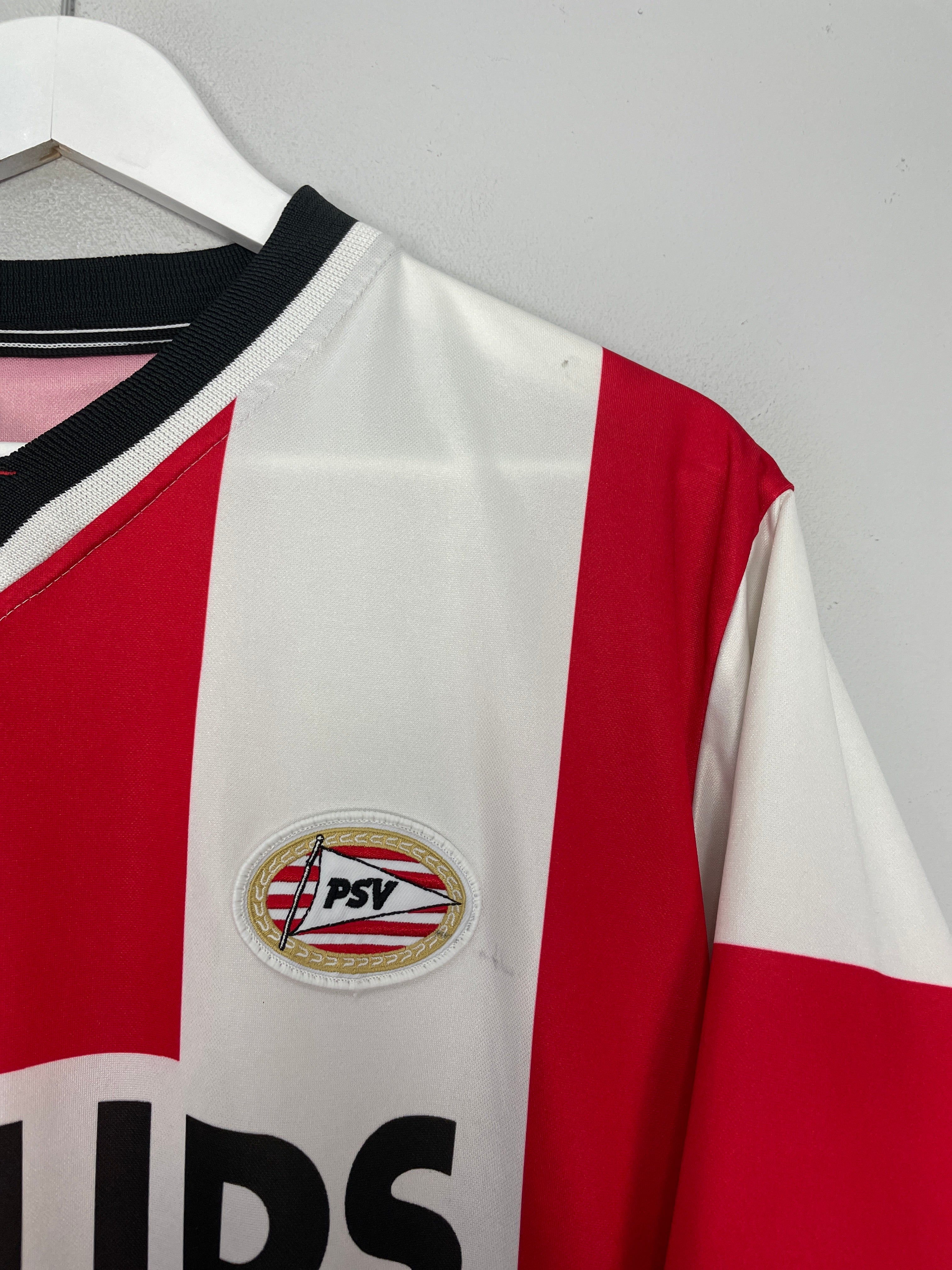 Shop 1998/00 PSV HOME SHIRT (L) NIKE, classic football shirts, vintage football shirts & retro soccer jerseys at Cult Kits