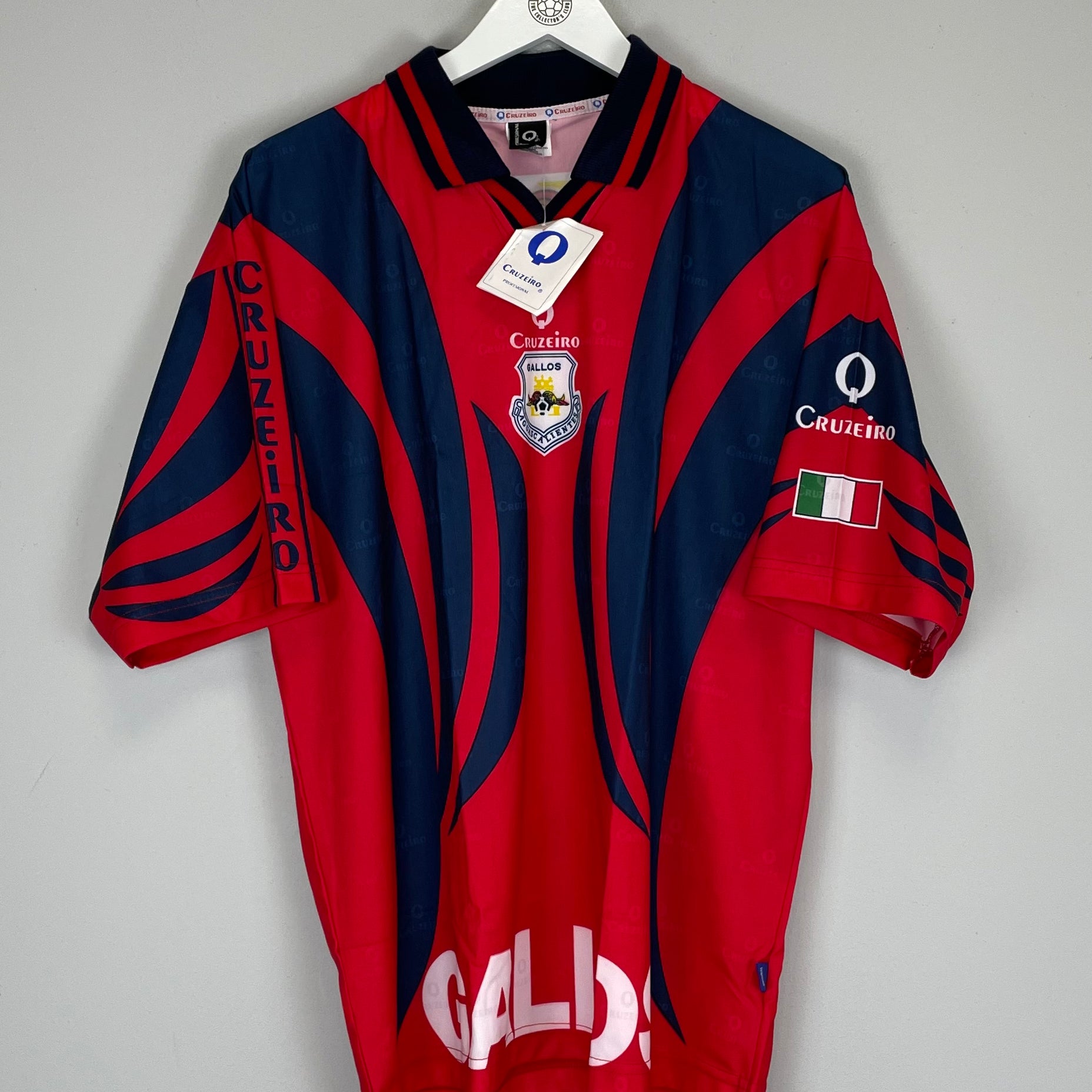 Shop 1997/98 GALLOS DE AGUASCALIENTES *BNWT* AWAY SHIRT (L) CRUZEIRO, classic football shirts, vintage football shirts & retro soccer jerseys at Cult Kits