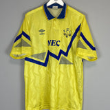 1990/92 EVERTON AWAY SHIRT (L) UMBRO