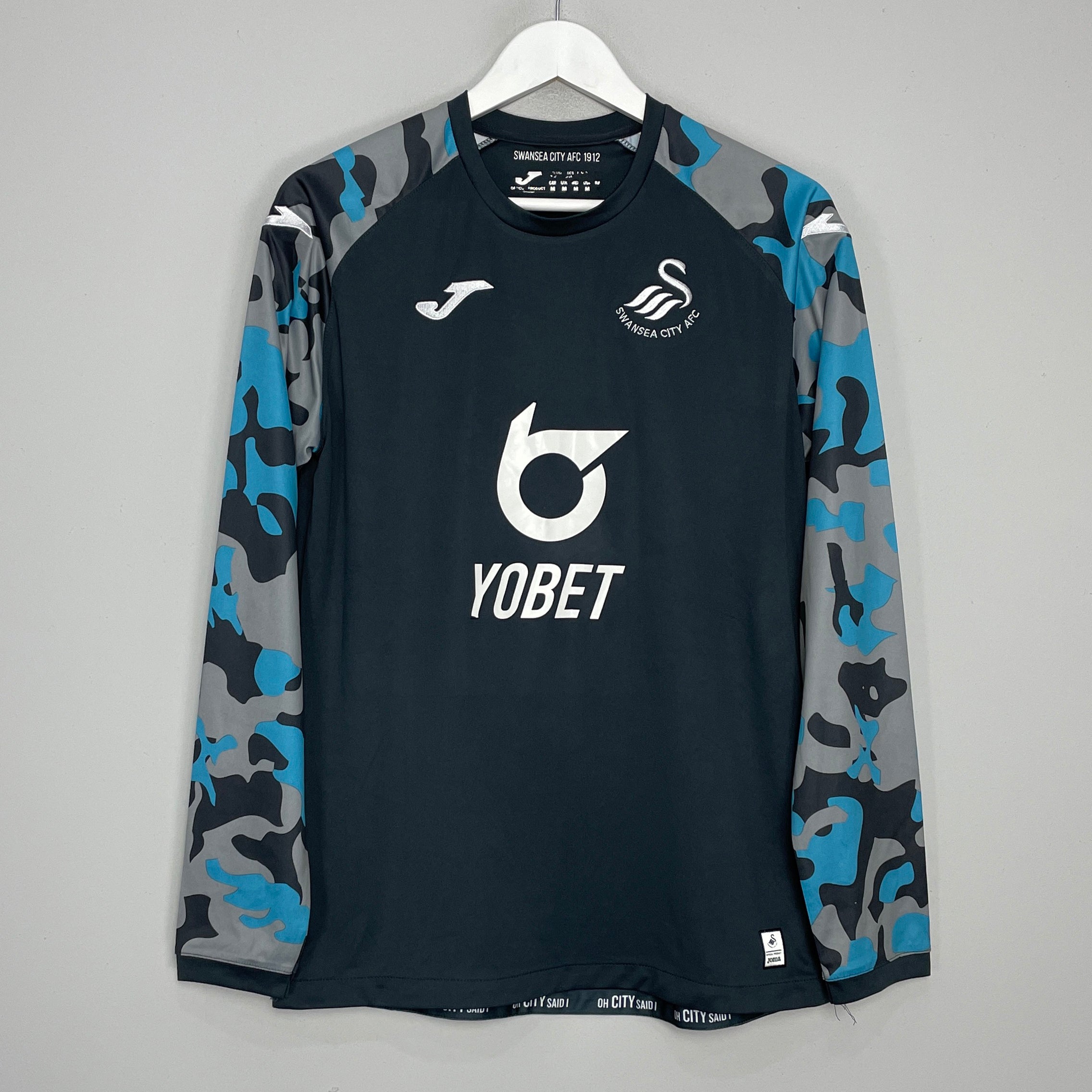 Shop 2019/20 SWANSEA CITY GK SHIRT (M) JOMA, classic football shirts, vintage football shirts & retro soccer jerseys at Cult Kits