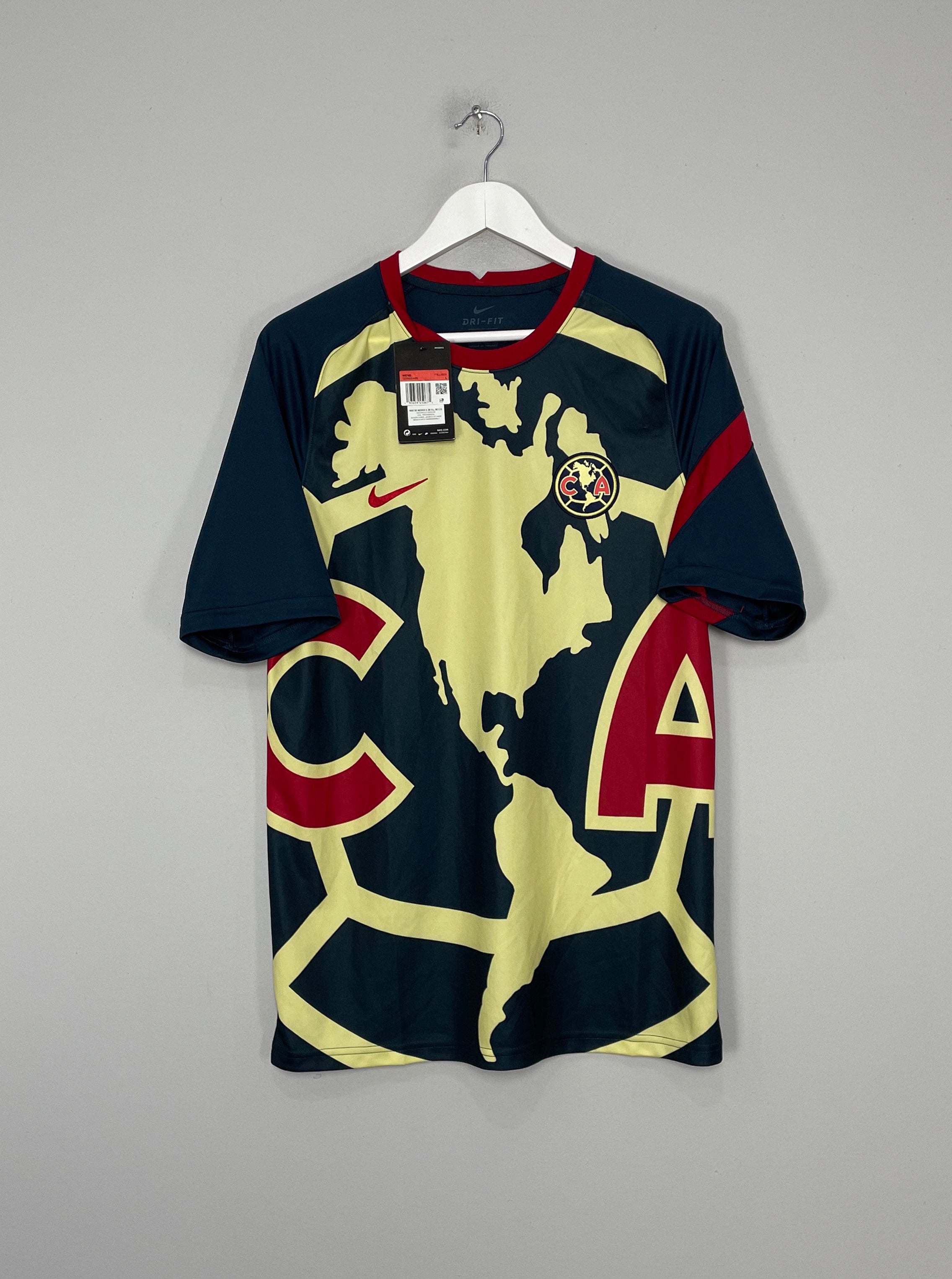 Shop 2020/21 CLUB AMERICA *BNWT* PRE-MATCH SHIRT (L) NIKE, classic football shirts, vintage football shirts & retro soccer jerseys at Cult Kits