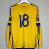 2016/17 COLORADO RAPIDS #18 *PLAYER ISSUE* L/S AWAY SHIRT (XL) ADIDAS