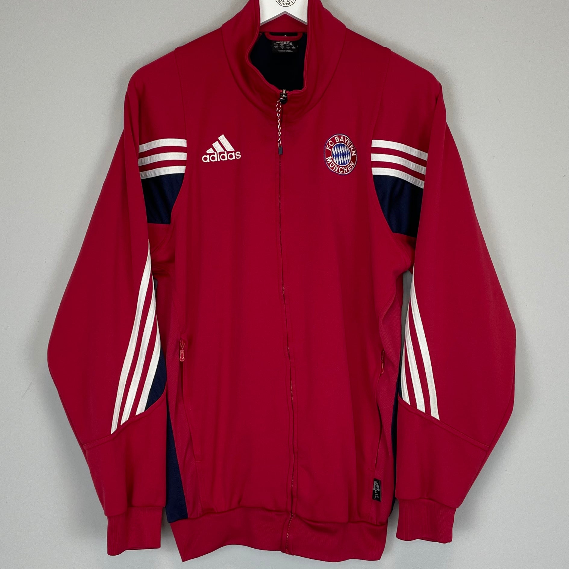 Shop 2003/04 BAYERN MUNICH TRACK JACKET (M) ADIDAS, classic football shirts, vintage football shirts & retro soccer jerseys at Cult Kits