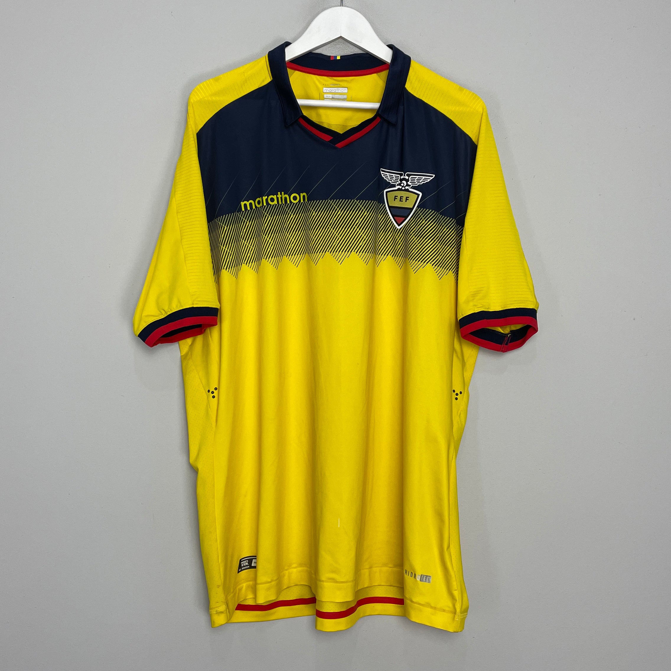 Shop 2019/20 ECUADOR HOME SHIRT (XXXL) MARATHON, classic football shirts, vintage football shirts & retro soccer jerseys at Cult Kits