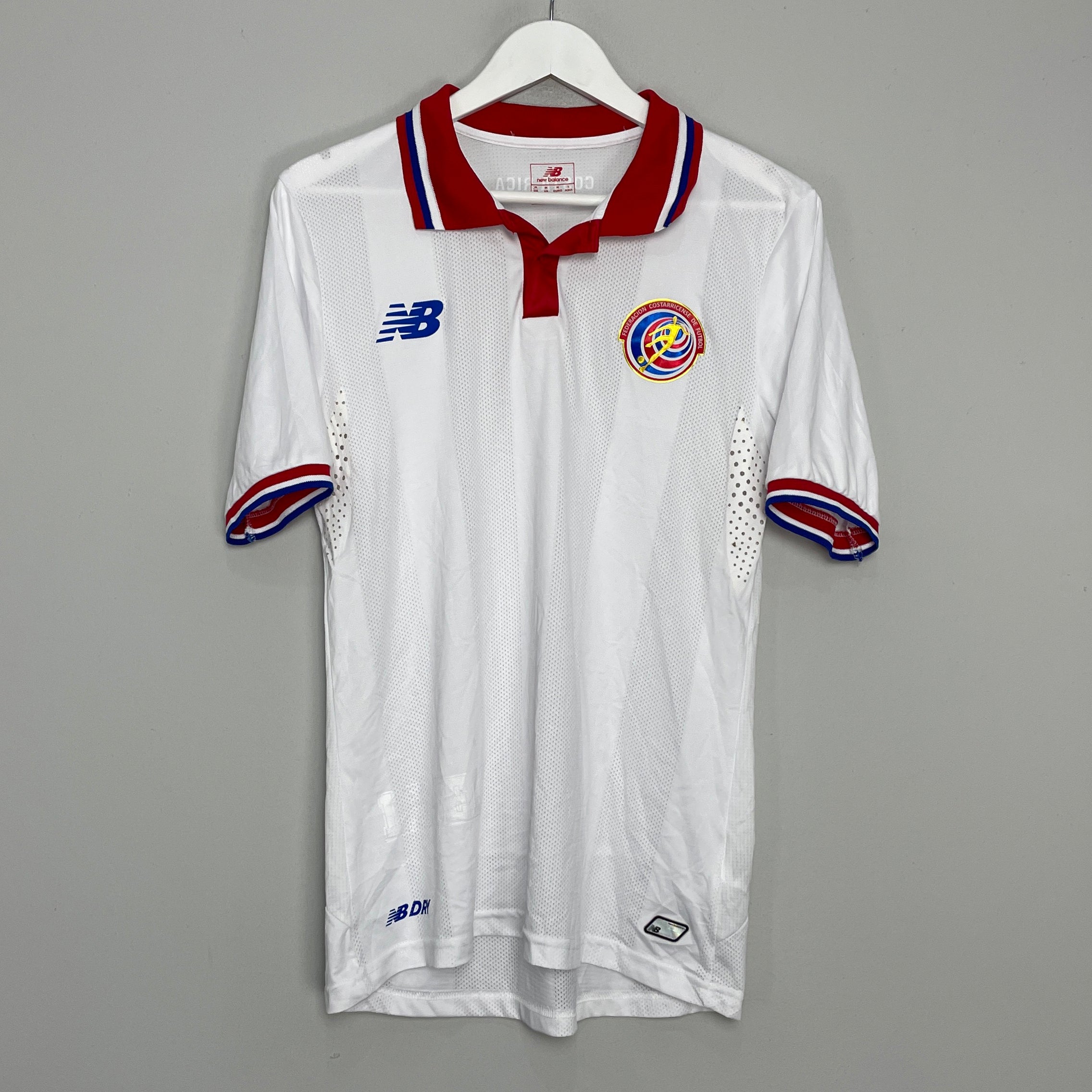 Shop 2015/16 COSTA RICA AWAY SHIRT (M) NEW BALANCE, classic football shirts, vintage football shirts & retro soccer jerseys at Cult Kits