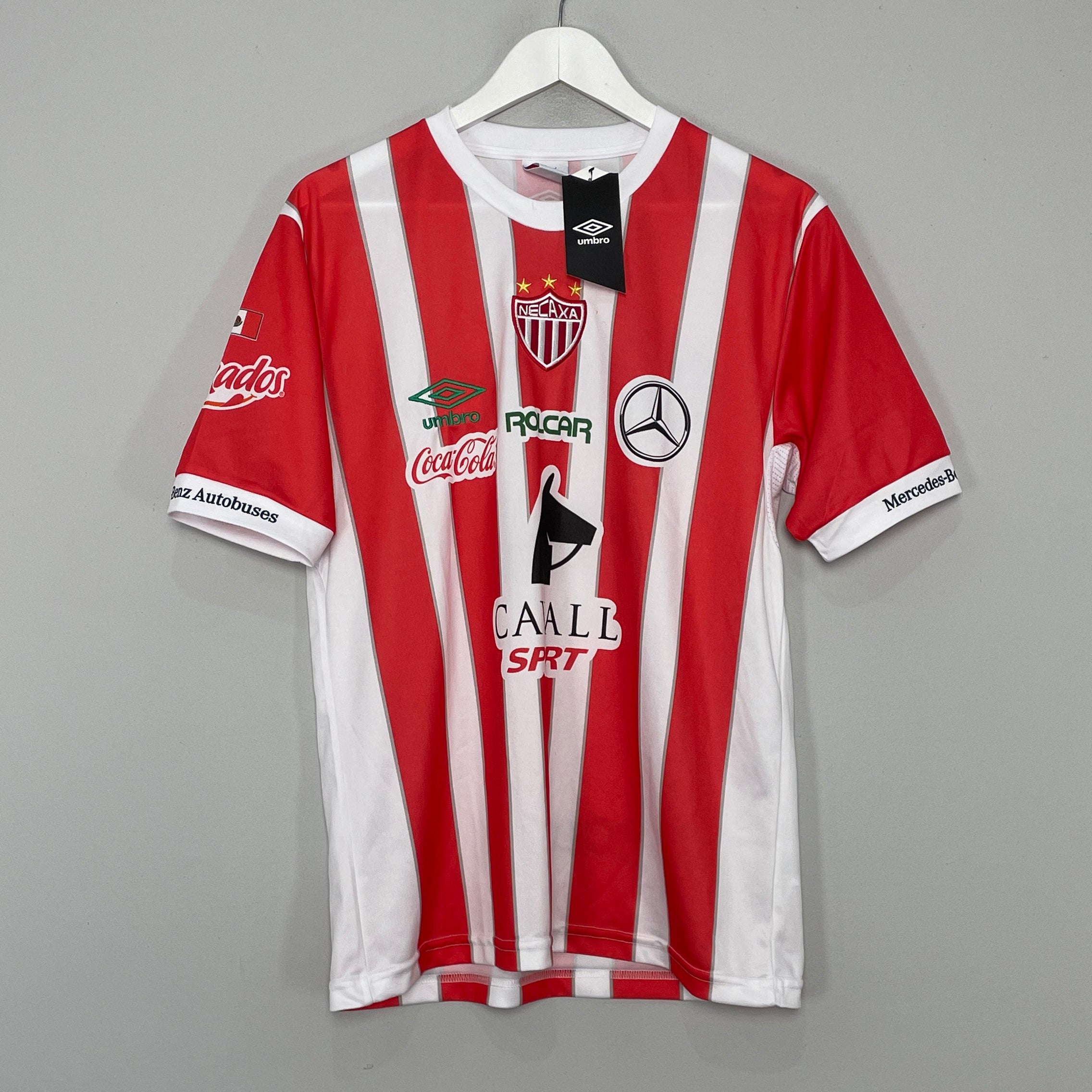 Shop 2016/17 NECAXA *BNWT* HOME SHIRT (M) UMBRO, classic football shirts, vintage football shirts & retro soccer jerseys at Cult Kits