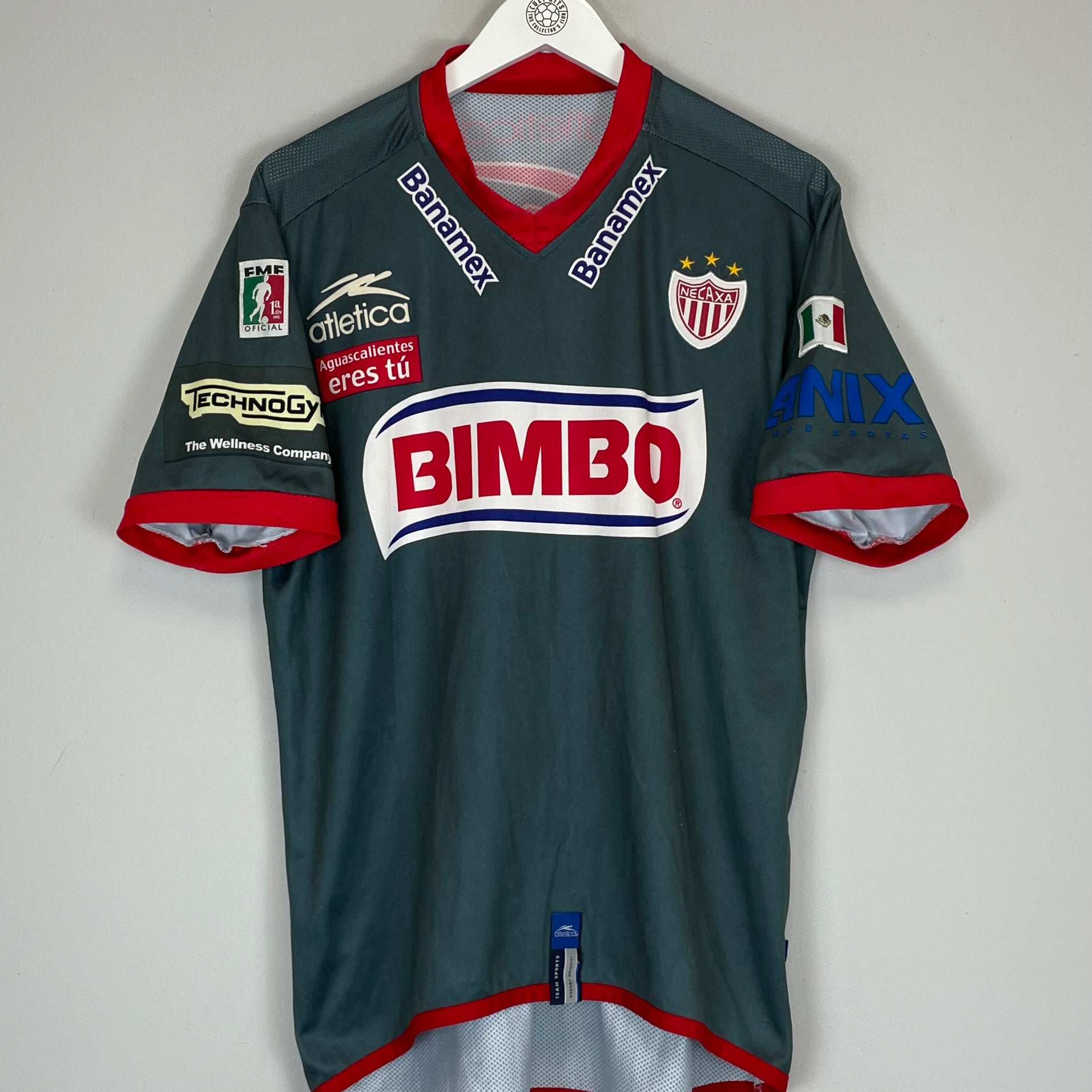 Shop 2006 NECAXA AWAY SHIRT (M) ATLETICA, classic football shirts, vintage football shirts & retro soccer jerseys at Cult Kits
