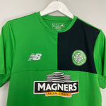 Shop 2016/17 CELTIC TRAINING SHIRT (M) NEW BALANCE, classic football shirts, vintage football shirts & retro soccer jerseys at Cult Kits