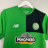 Shop 2016/17 CELTIC TRAINING SHIRT (M) NEW BALANCE, classic football shirts, vintage football shirts & retro soccer jerseys at Cult Kits