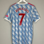 Shop 2021/22 MANCHESTER UNITED RONALDO #7 AWAY SHIRT (L) ADIDAS, classic football shirts, vintage football shirts & retro soccer jerseys at Cult Kits