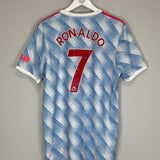 Shop 2021/22 MANCHESTER UNITED RONALDO #7 AWAY SHIRT (L) ADIDAS, classic football shirts, vintage football shirts & retro soccer jerseys at Cult Kits