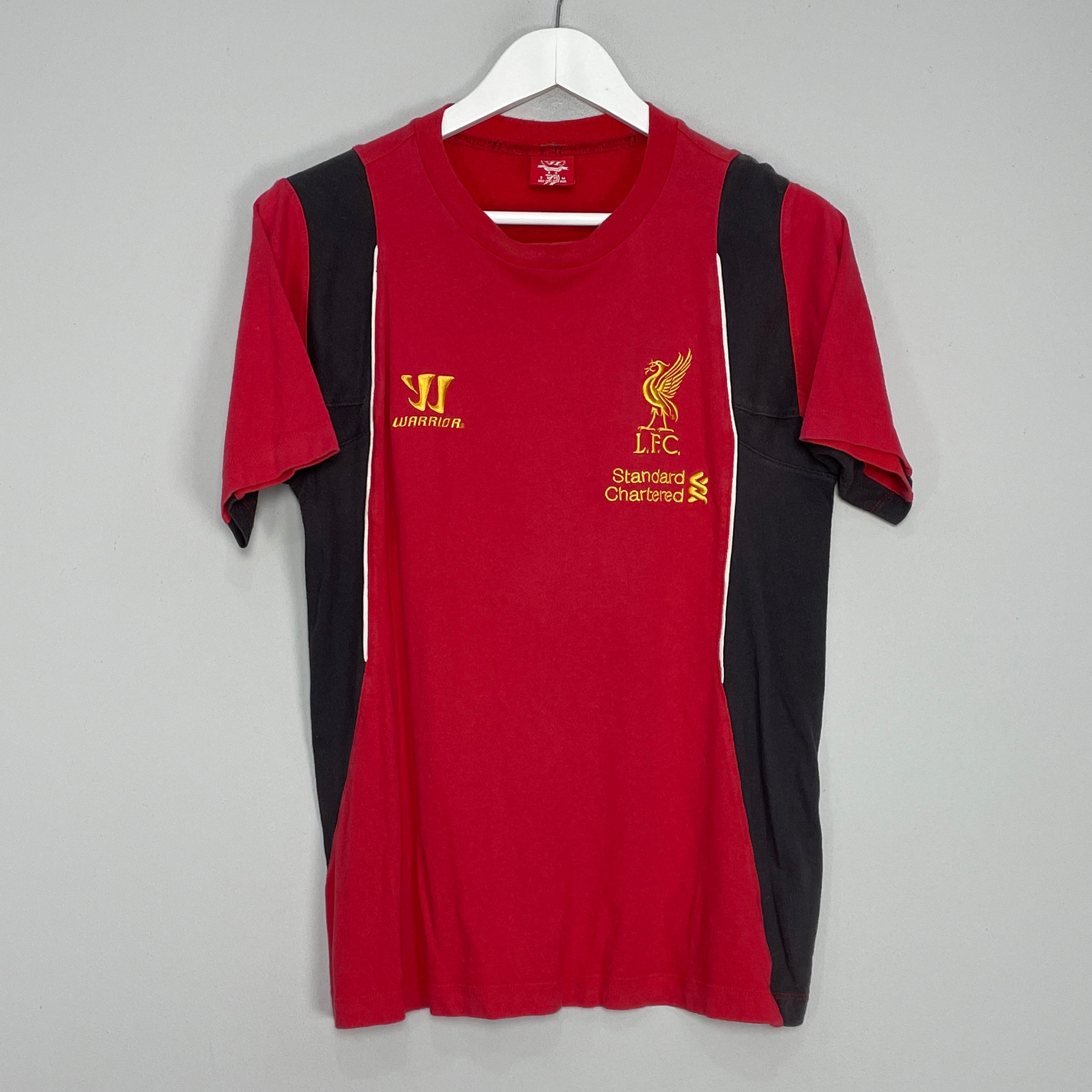 Shop 2012/13 LIVERPOOL TRAINING SHIRT (S) WARRIOR, classic football shirts, vintage football shirts & retro soccer jerseys at Cult Kits